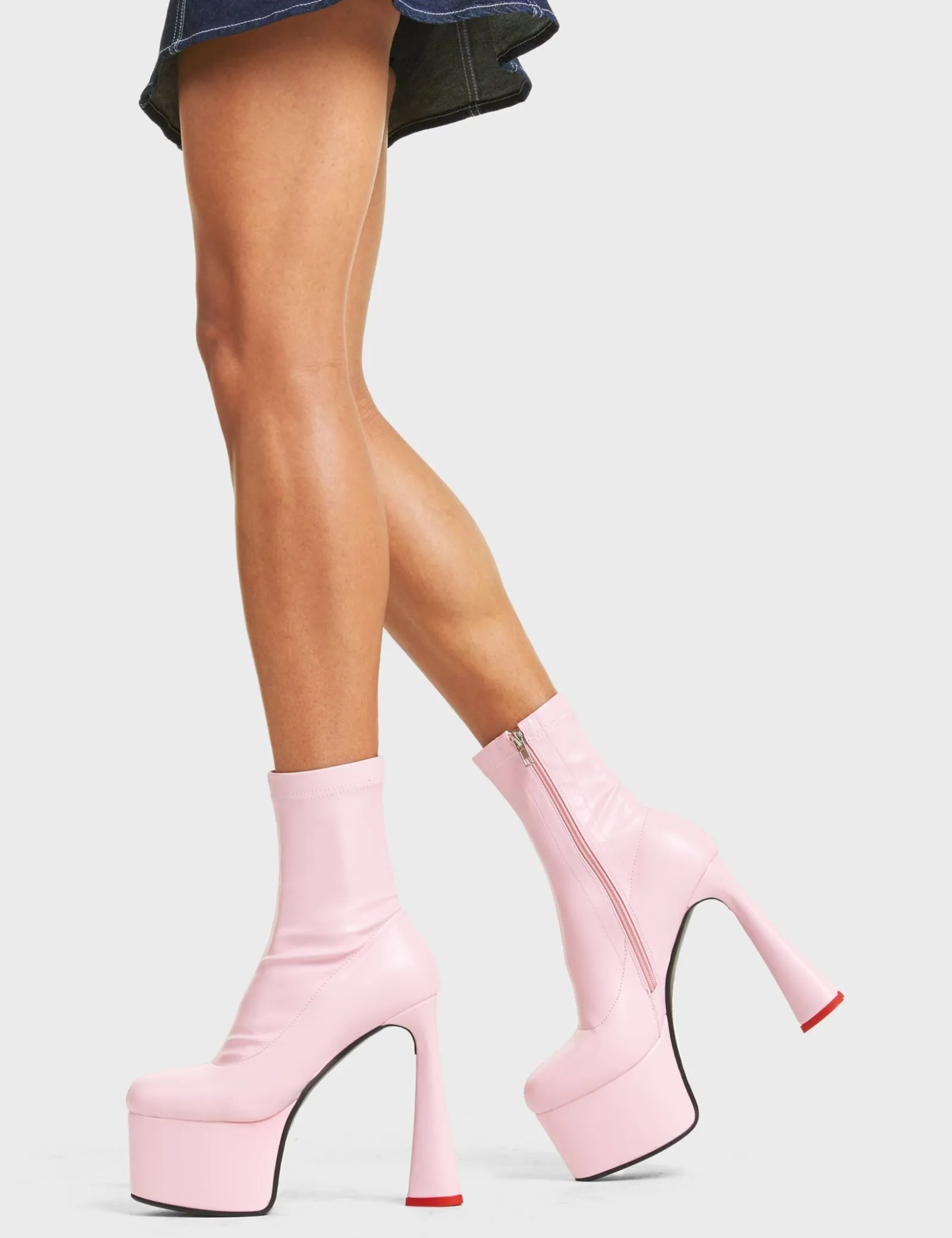 LAMODA Addicted Platform Ankle Boots< Knochel
