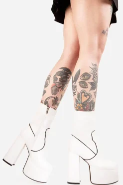 lamodawebsite Adore You Platform Ankle Boots< Knochel