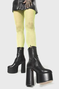 lamodawebsite Adore You Platform Ankle Boots< Knochel