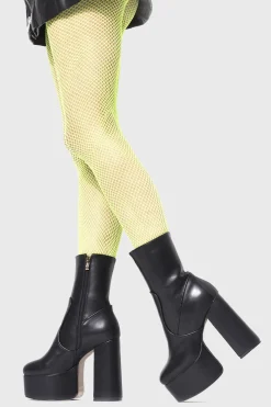 lamodawebsite Adore You Platform Ankle Boots< Knochel