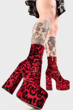 lamodawebsite Adore You Platform Ankle Boots< Knochel