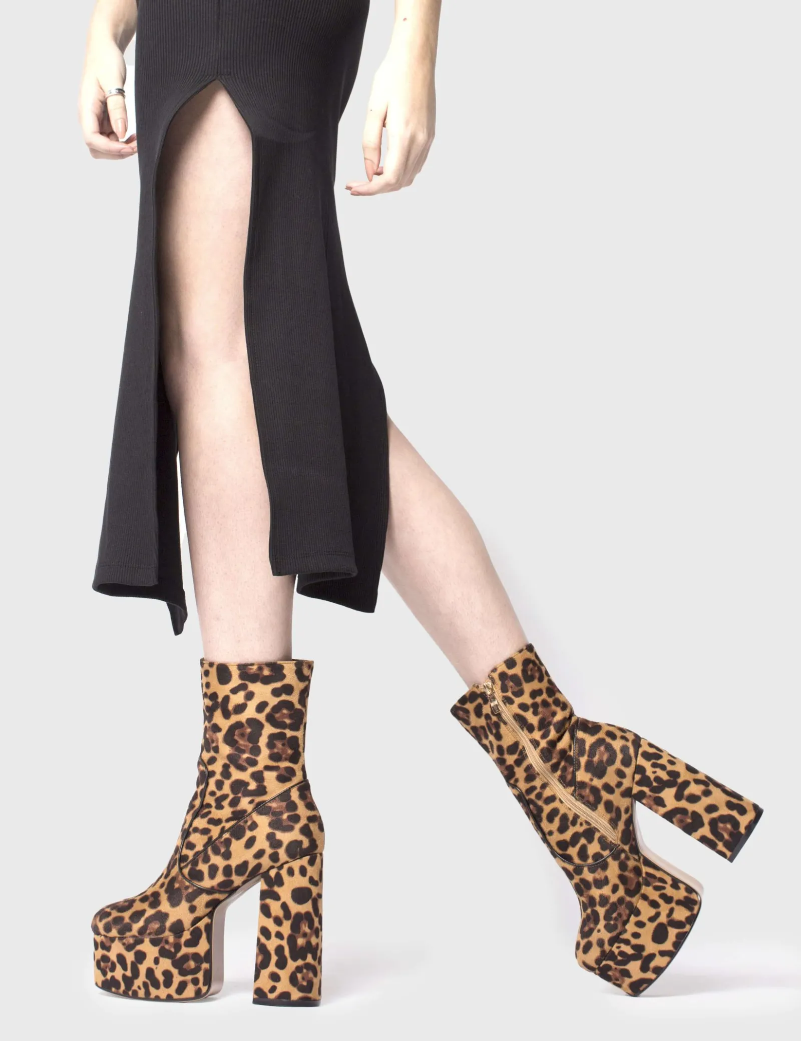 lamodawebsite Adore You Platform Ankle Boots< Knochel