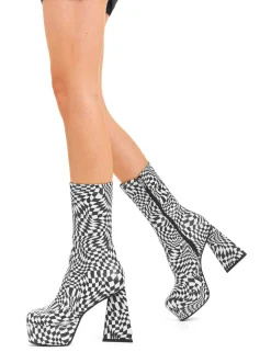 lamodawebsite Another Realm Platform Ankle Boots< Knochel