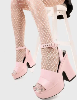 LAMODA Ball Out Platform Sandals< Plattform