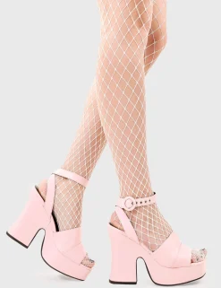 LAMODA Ball Out Platform Sandals< Plattform