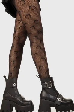 lamodawebsite Band Aid Chunky Platform Ankle Boots< Knochel