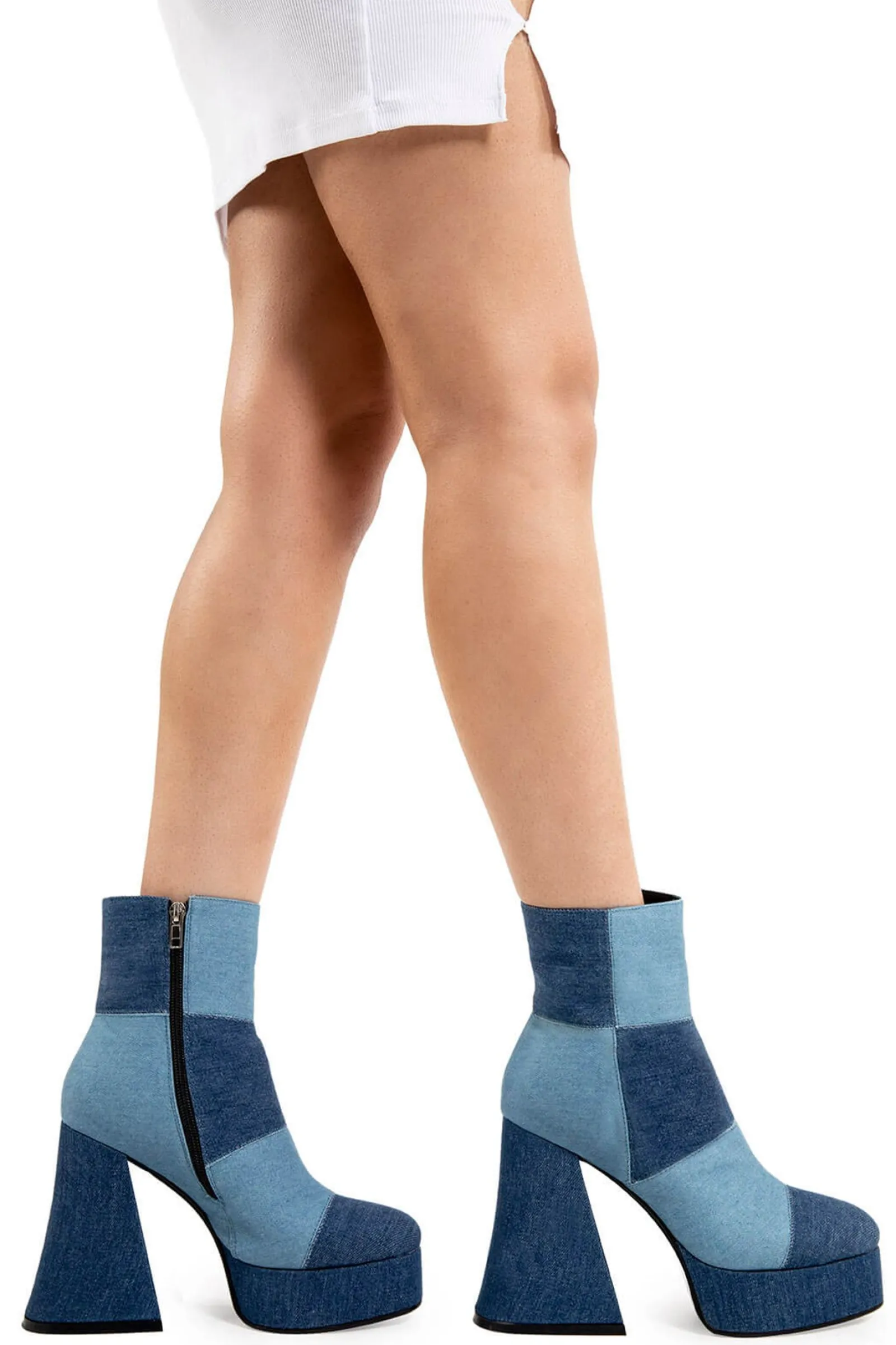 lamodawebsite Break In Two Platform Ankle Boots< Knochel