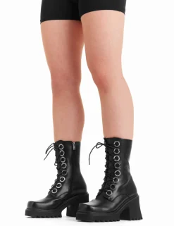 lamodawebsite Bulletproof Chunky Platform Ankle Boots< Knochel