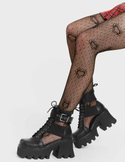 lamodawebsite Busy Chunky Platform Ankle Boots< Knochel