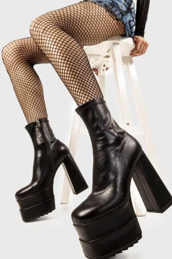 lamodawebsite Cassette Platform Ankle Boots< Knochel