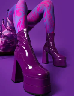 lamodawebsite Cassette Platform Ankle Boots< Knochel