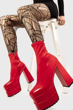 lamodawebsite Cassette Platform Ankle Boots< Knochel