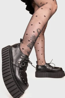 lamodawebsite Cryptic Love Chunky Creeper Shoes< Chunky