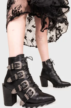 lamodawebsite Don'T Even Western Ankle Boots< Knochel