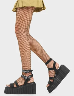LAMODA Dramatic Chunky Platform Creeper Sandals< Plattform