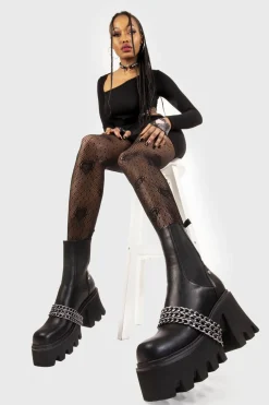 lamodawebsite Evening Stroll Chunky Platform Ankle Boots< Knochel