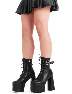 lamodawebsite Famous Friend Platform Ankle Boots< Knochel