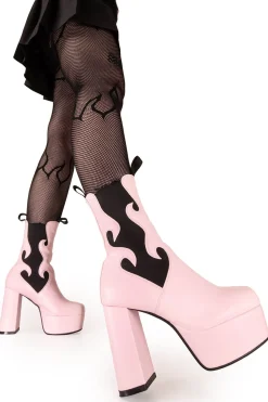 LAMODA Feelings Platform Ankle Boots< Knochel