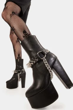 lamodawebsite Flashbacks Platform Ankle Boots< Knochel