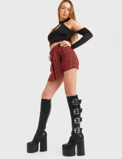 LAMODA Fyp Platform Knee High Boots< Kniehoch