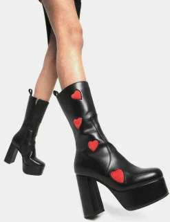lamodawebsite Game Of Love Platform Calf Boots< Kalb