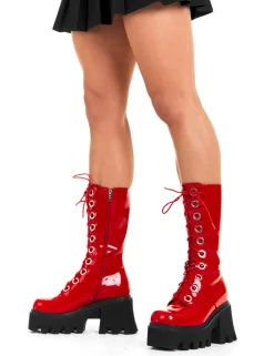lamodawebsite Get Paid Chunky Platform Calf Boots< Kalb