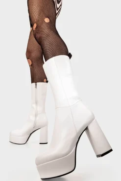 lamodawebsite Going Under Platform Calf Boots< Kalb