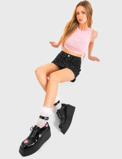 lamodawebsite Good Day Chunky Platform Creeper Shoes< Chunky
