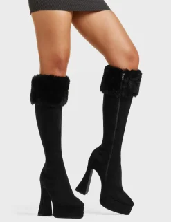 LAMODA Good Soul Platform Knee High Boots< Kniehoch