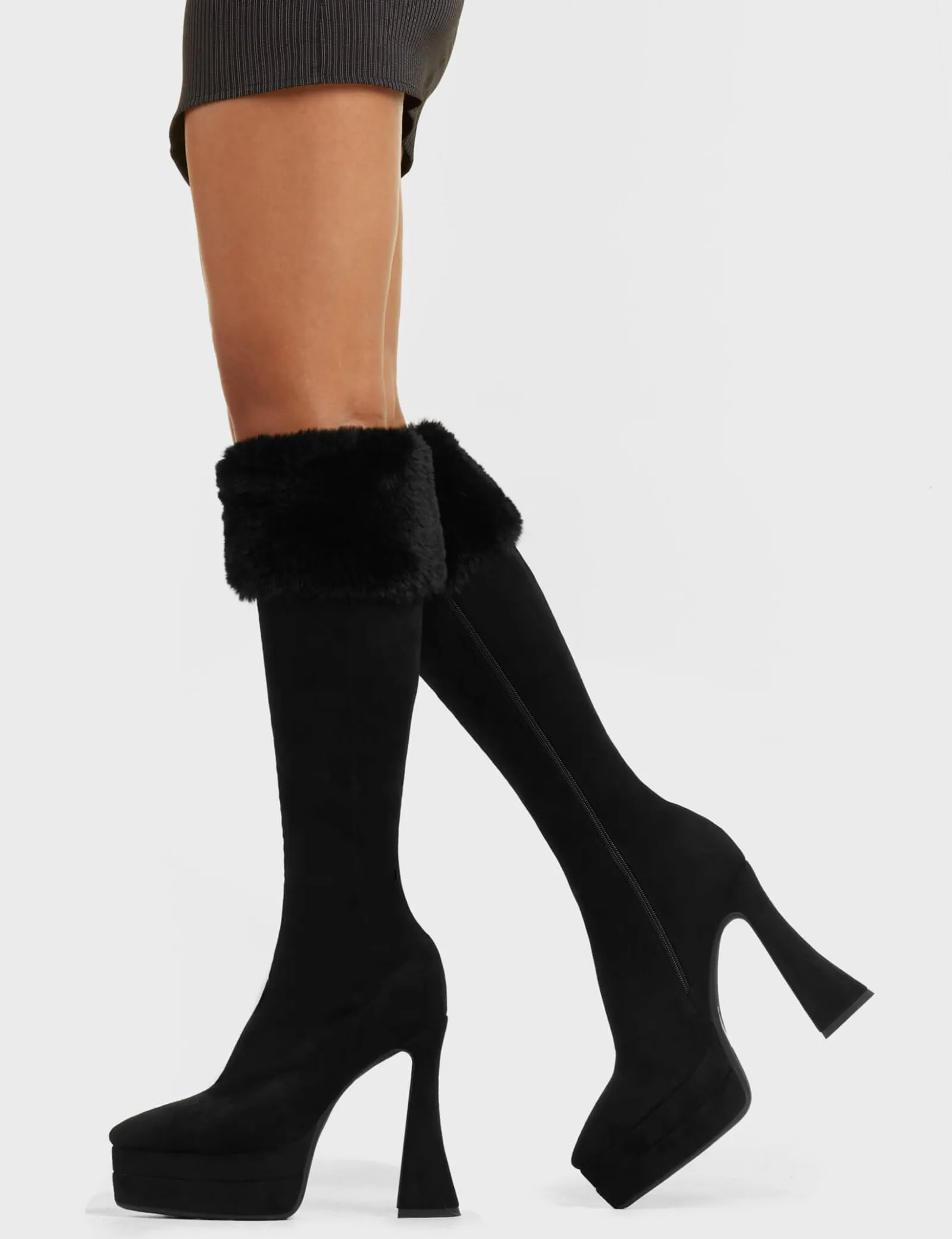 LAMODA Good Soul Platform Knee High Boots< Kniehoch