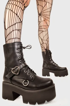 lamodawebsite Heartless Chunky Platform Boots< Chunky