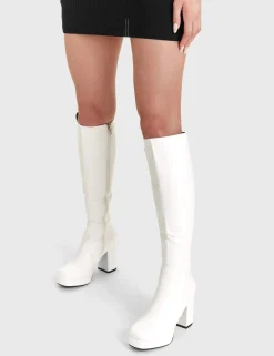 lamodawebsite Humble Platform Knee High Boots< Kniehoch