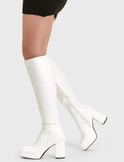 lamodawebsite Humble Platform Knee High Boots< Kniehoch