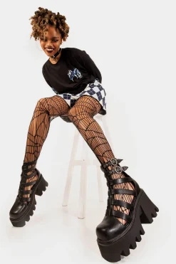 lamodawebsite Hypnotised Chunky Platform Ankle Boots< Knochel