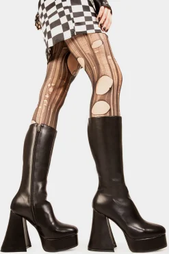 lamodawebsite Infatuation Platform Calf Boots< Kalb