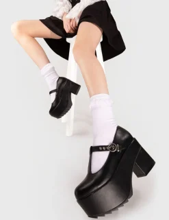 LAMODA Last Chance Chunky Dolly Shoes< Mary Janes