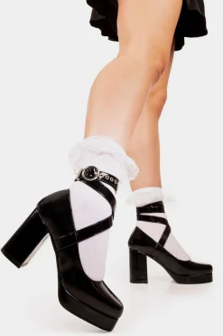 lamodawebsite Listen More Platform Heels< Plattform