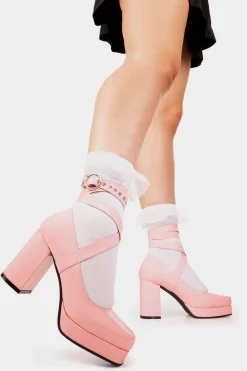 lamodawebsite Listen More Platform Heels< Plattform