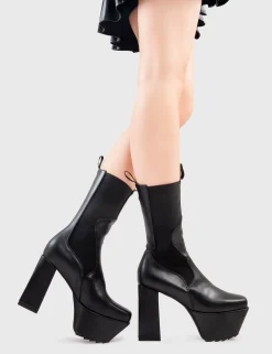 lamodawebsite Lost In Translation Platform Ankle Boots< Knochel