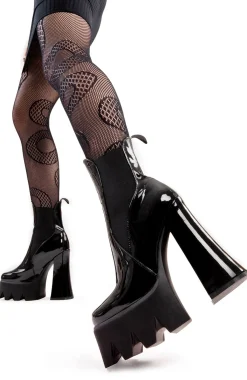 lamodawebsite Lumiel Platform Ankle Boots< Knochel