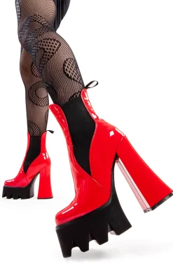 lamodawebsite Lumiel Platform Ankle Boots< Knochel