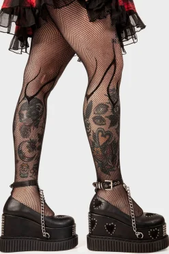 lamodawebsite Majesty Chunky Platform Creeper Shoes< Chunky