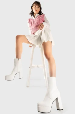 lamodawebsite Making Moves Platform Ankle Boots< Knochel