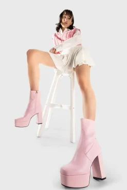 lamodawebsite Making Moves Platform Ankle Boots< Knochel