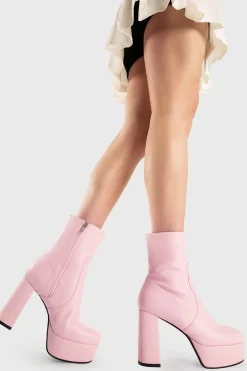 lamodawebsite Making Moves Platform Ankle Boots< Knochel