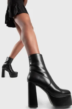 LAMODA Making Moves Platform Ankle Boots< Knochel