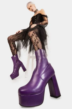 lamodawebsite Making Moves Platform Ankle Boots< Knochel