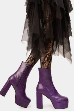 lamodawebsite Making Moves Platform Ankle Boots< Knochel
