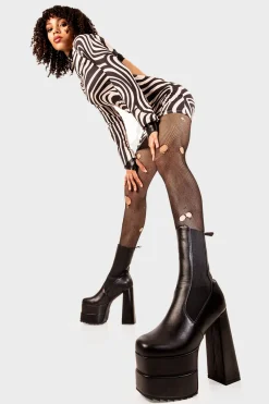 lamodawebsite Marine Platform Ankle Boots< Knochel