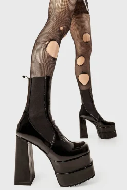 lamodawebsite Marine Platform Ankle Boots< Knochel